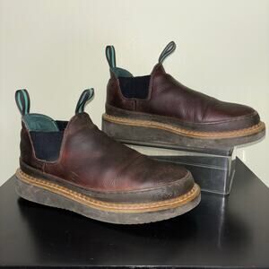 Georgia Boot Giant Romeo Slip-On Leather Work Boots Men’s 10 M Brown GR274